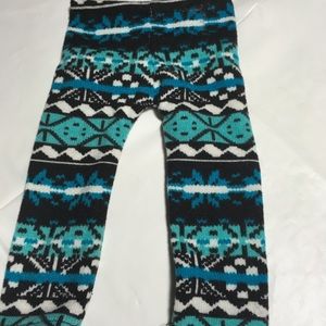 Knitted leggings for American doll